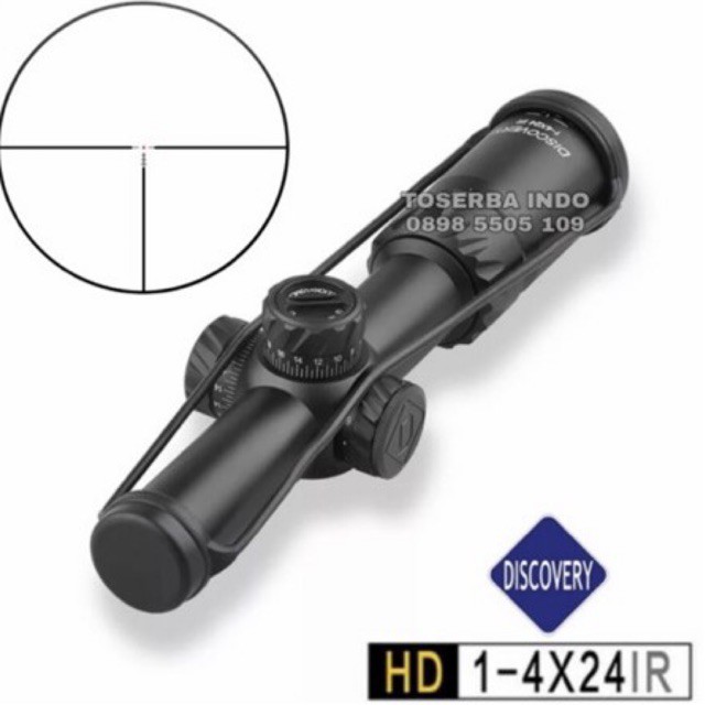 Telescope Discovery HD 1-4X24 SFP IR OD Reticle Glass - Telescope