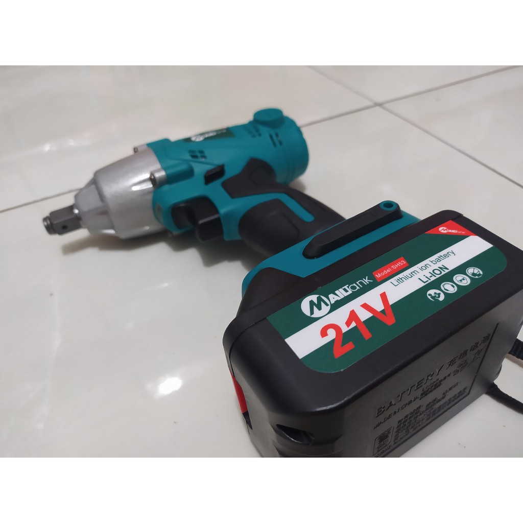 Mailtank Bor Cordless impact Wrench 21V Obeng Kunci Pas Electrik Tanpa Kabel 21 Volt