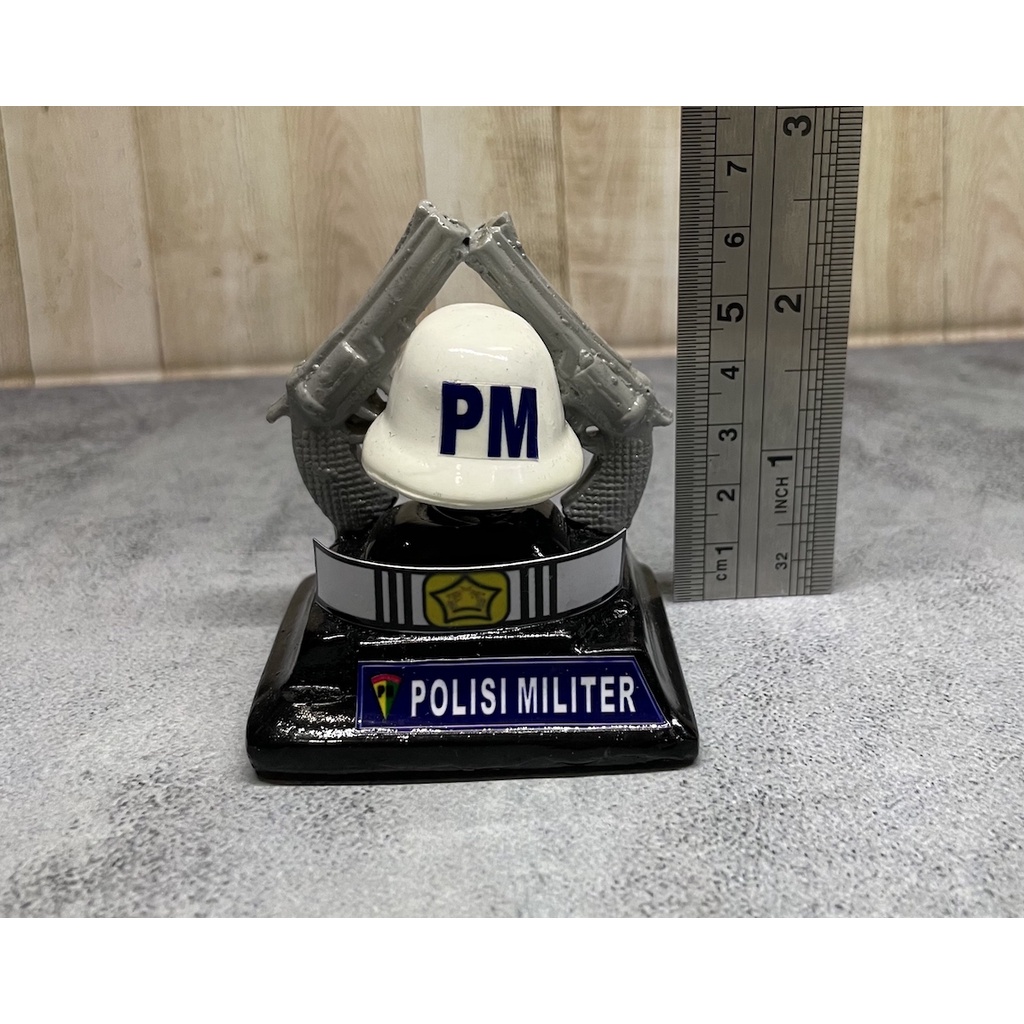 Miniatur Helm PM - Patung PM - Miniatur Pajangan Helm PM