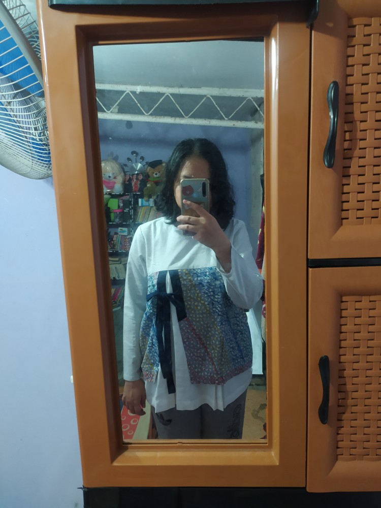 Atasan Batik Wp 196 Abu-abu