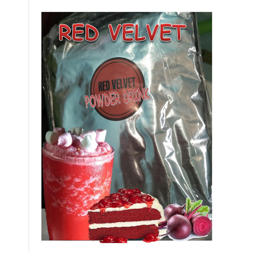 

RED VELVET POWDER DRINK BUBUK MINUMAN 1kg