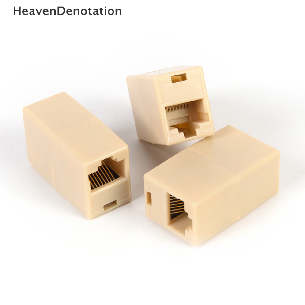 [HeavenDenotation] RJ45 LAN Ethernet Network Cable Coupler Female Joiner Cat 5e Cat 6