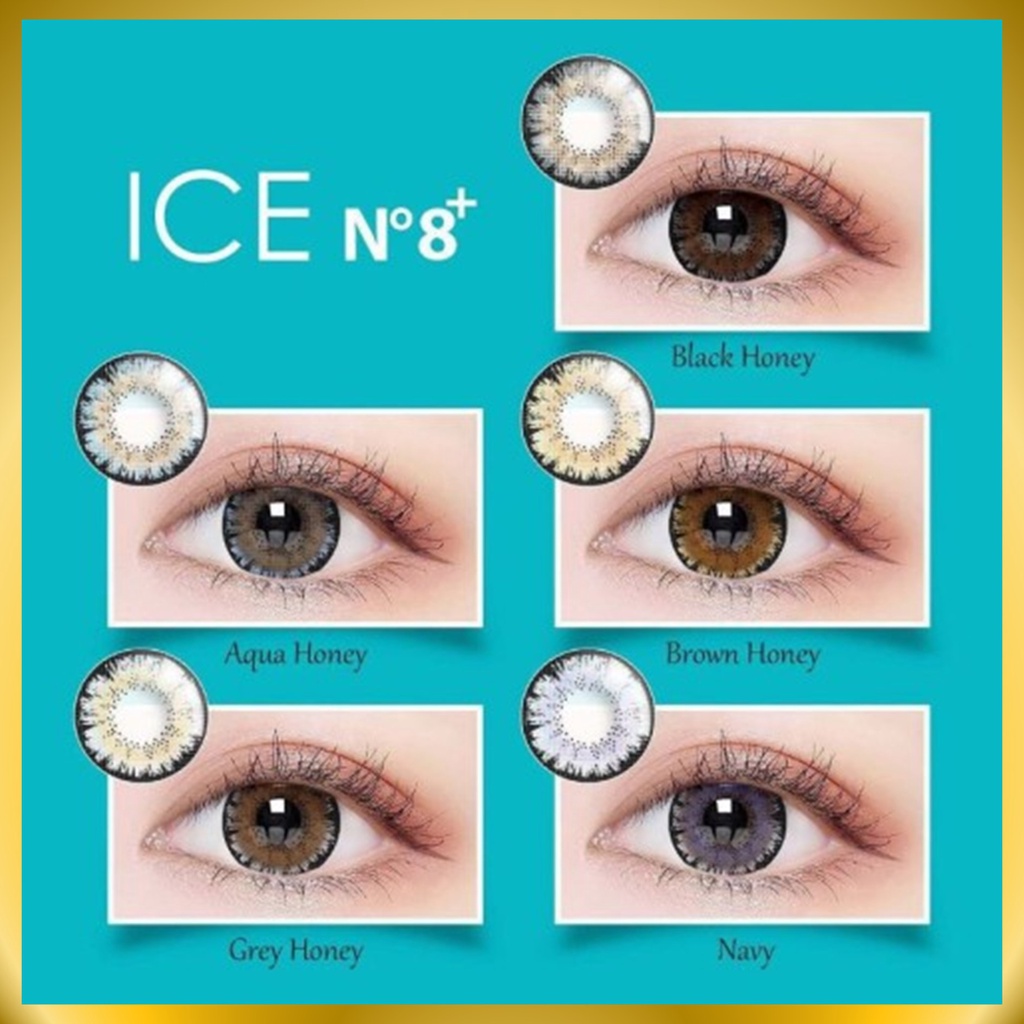 {BISA COD} SOFTLENS ICE N8+ / N.8 PLUS BY EXOTICON NORMAL &amp; MINUS -0.50 SD -2.50