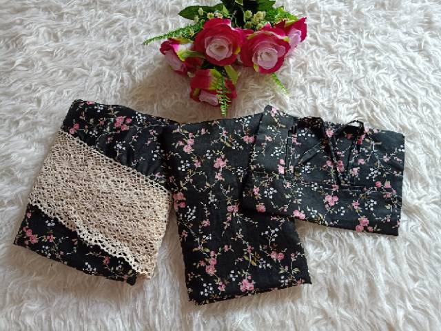 Mukena Katun Jepang Ori Cherry Series Dewasa