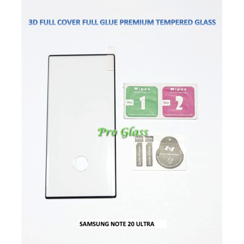 Samsung Note 20 / Note 20 ULTRA FULL COVER FULL GLUE Premium Tempered Glass