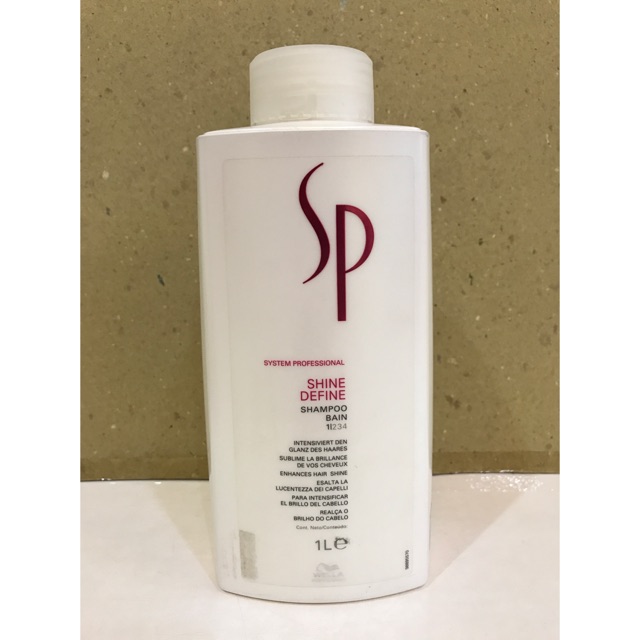 wella sp shine define shampoo 1L