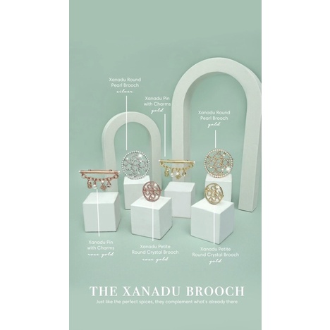 The Xanadu Brooch Buttonscarves X RiaMiranda Bros Riamiranda