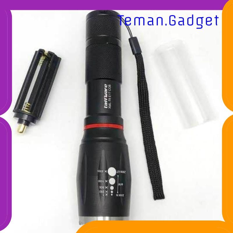 TG-IE196 TaffLED Senter LED Torch Cree XM-L T6 8000 Lumens - E17 COB