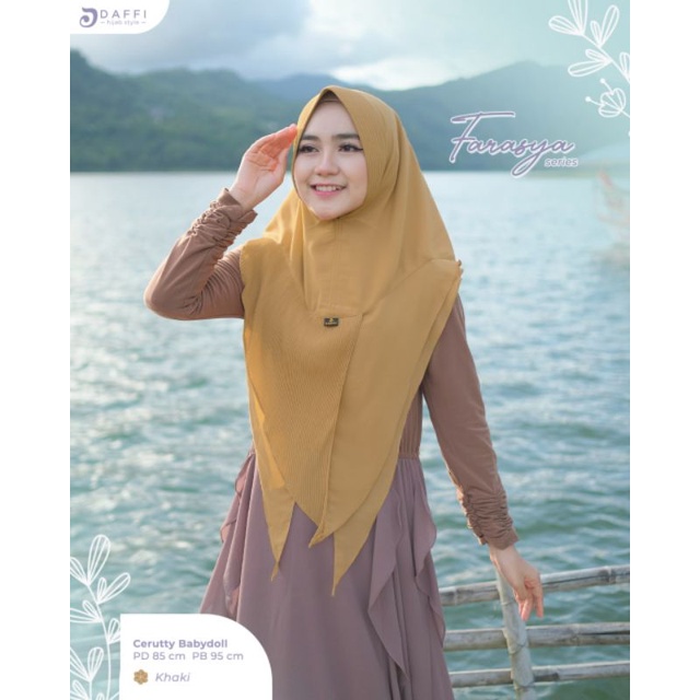 jilbab daffi farasya jilbab plisket jilbab dua layer jilbab ceruty jilbab keknian