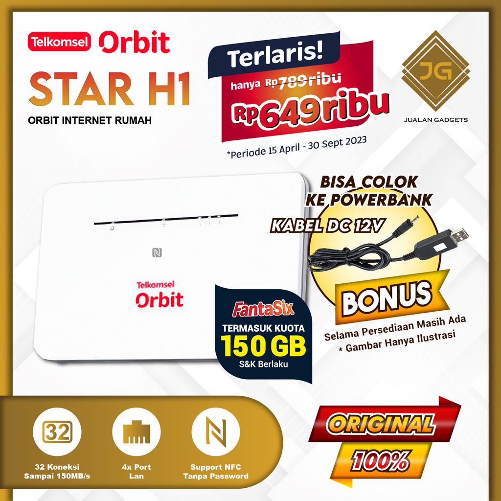 Telkomsel Orbit Star H1 - Home Router Huawei B311 4G Lte