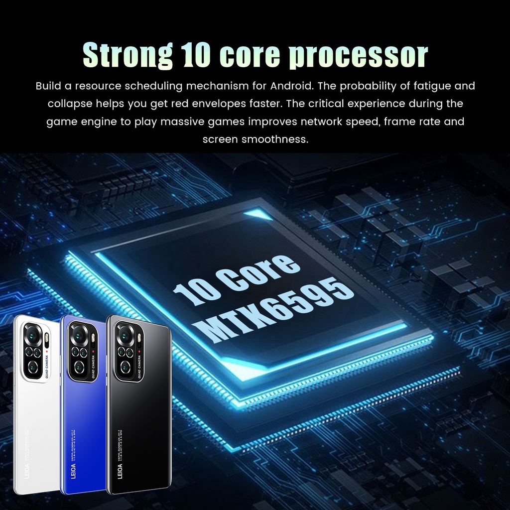 Hadiah Natal【baru】hp murah cod TERLARIS  PROMO CUCI GUDANG 2021 Note 10 8GB+128GB 5.5 inci FHD 4800mAh penjualan besar Pengiriman lokal kredit hp cicilan murah handphone murah baru-5