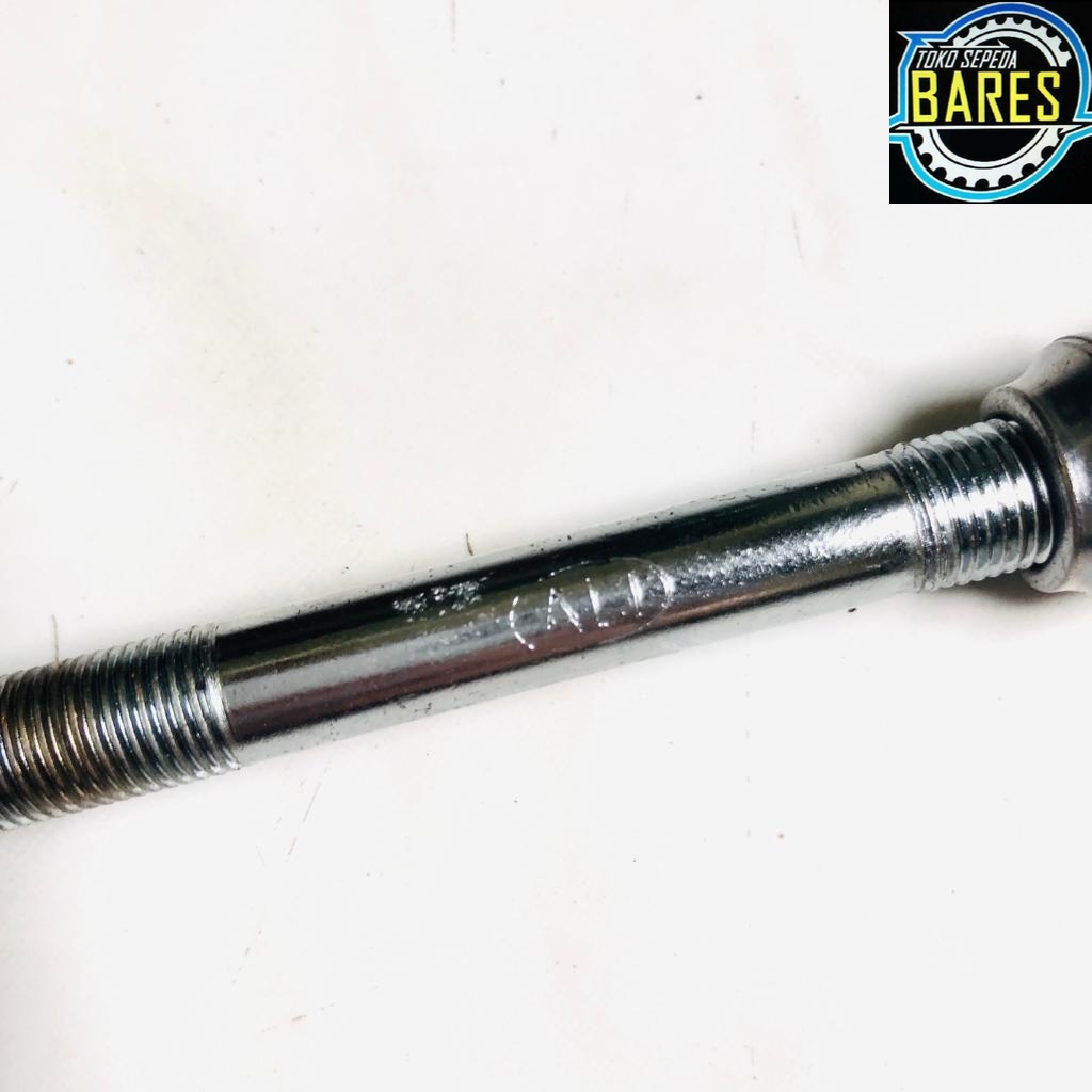 As Roda Depan / Belakang Sepeda Ali Sim Hwa Chrome / Front / Rear Hub Spindle