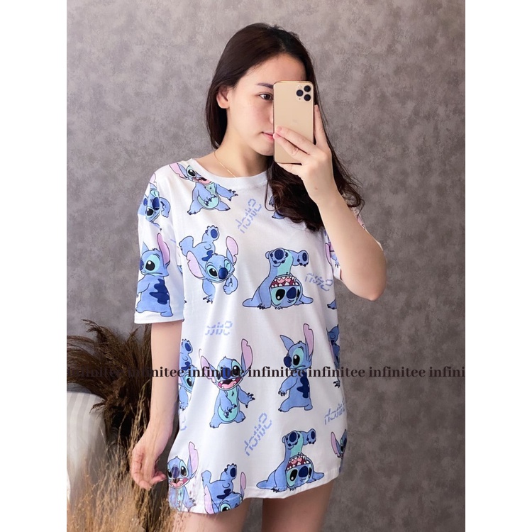 Kaos Oversize Wanita Atasan Wanita Jumbo Bahan Cotton Combed 30s Motif Full Print