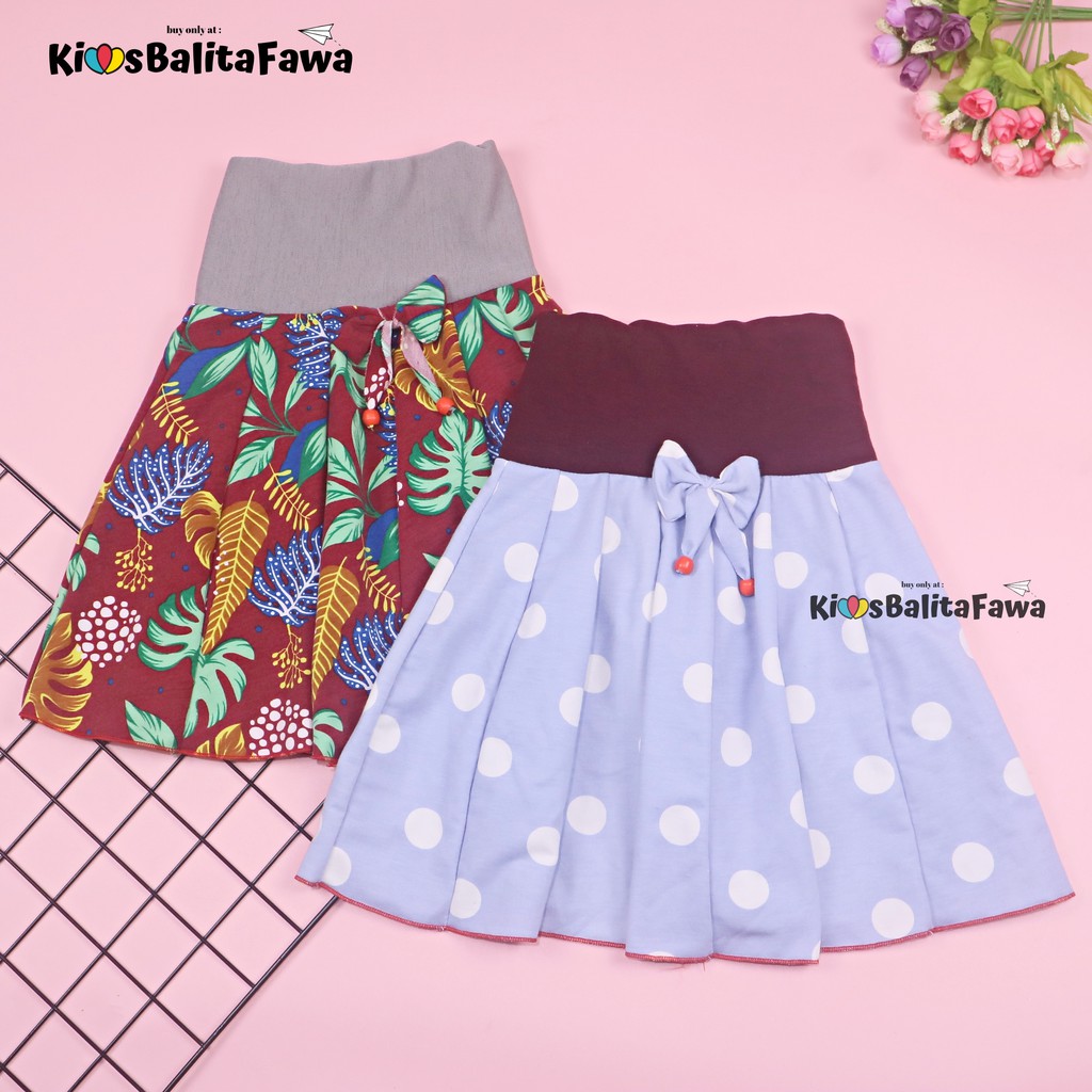 [MOTIF] Rok Pita Bianca uk. 4-5 Tahun / Skirt Rempel Pendek Kids Girl Anak Perempuan Lucu Grosir