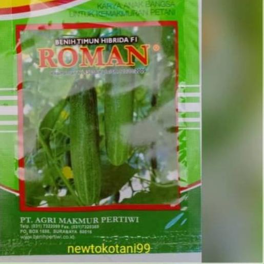 ☈ Benih bibit timun hibrida ROMAN F1 10 gram produksi pertiwi ♂