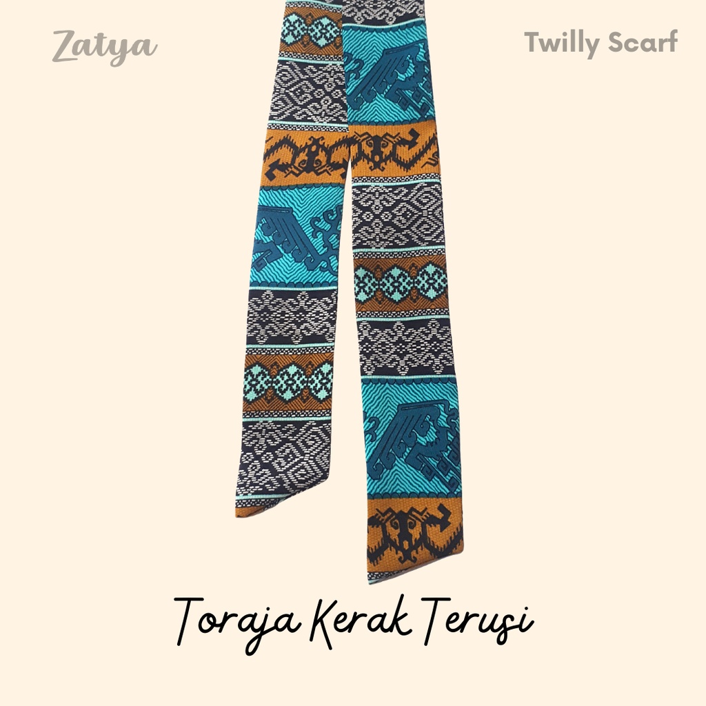 Twilly Batik Scarf by Zatya-Toraja Kerak Terusi