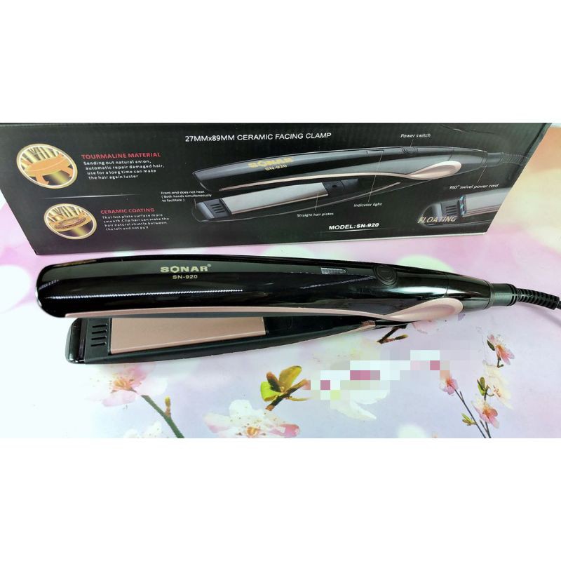 Catokan Sonar SN-920 ,Catok 2in1 LURUS &amp; CURLY 100% ORIGINAL , Design//Alat pelurus rambut