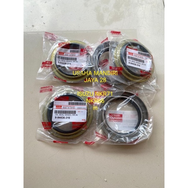 OLI SEAL OIL SEAL RODA BELAKANG DALAM ISUZU NKR66 NKR71 YOURO OIL SEAL REAR IN NKR71