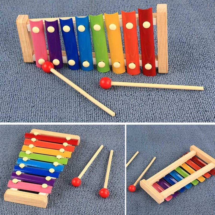 Mainan Anak Xylophone Beat Instrument Children Toy - F697 - Multi Color