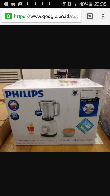 PHILIPS Blender Beling Kecil HR 2106 - hr2106 blender philips