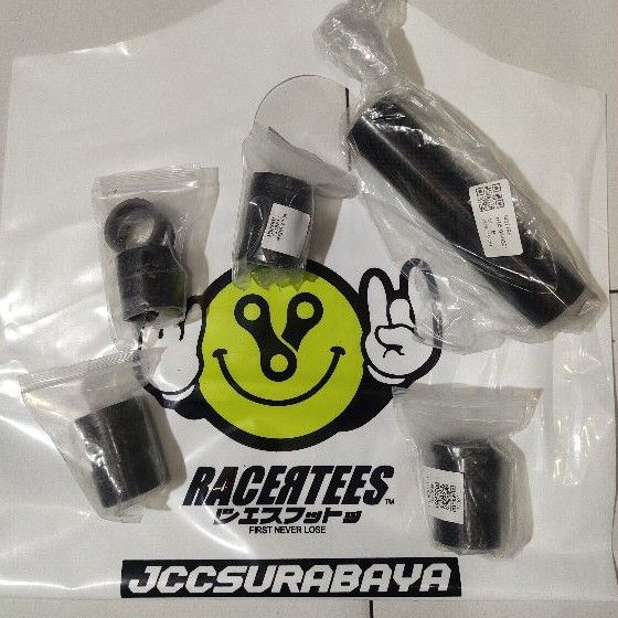 4PC SPACER HEADSET SEPEDA BAHAN KARBON