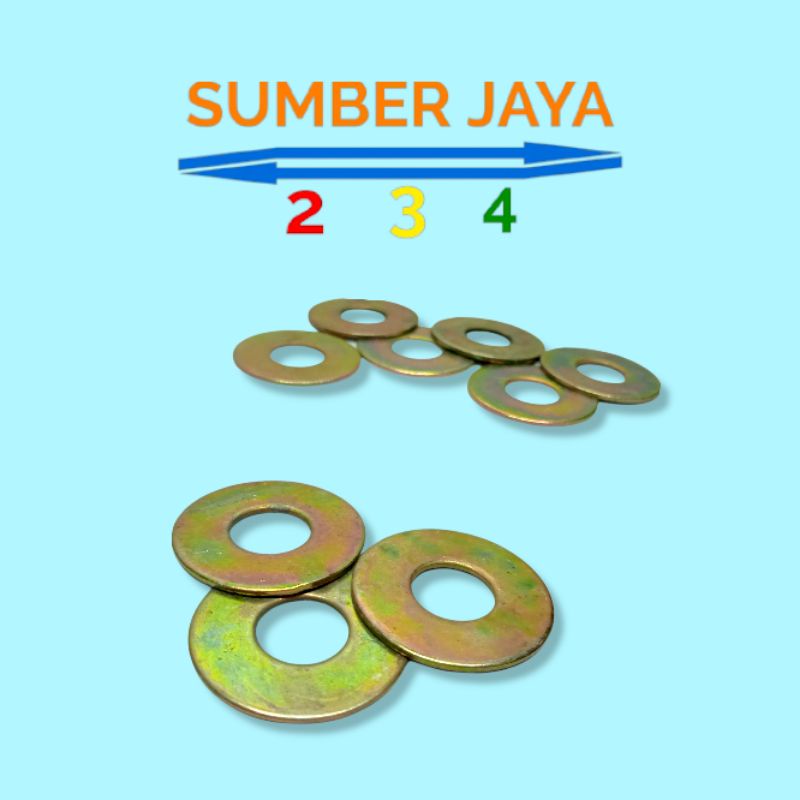 Ring Plat Kuning 10 x 24 x 1 Reng Plat