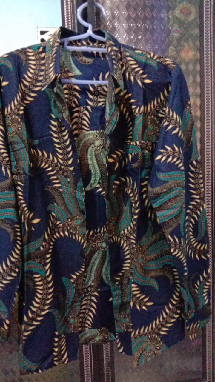 Kemeja Batik Slimfit Exclusive Original Butik Batik Pria Lengan Panjang M L Xl