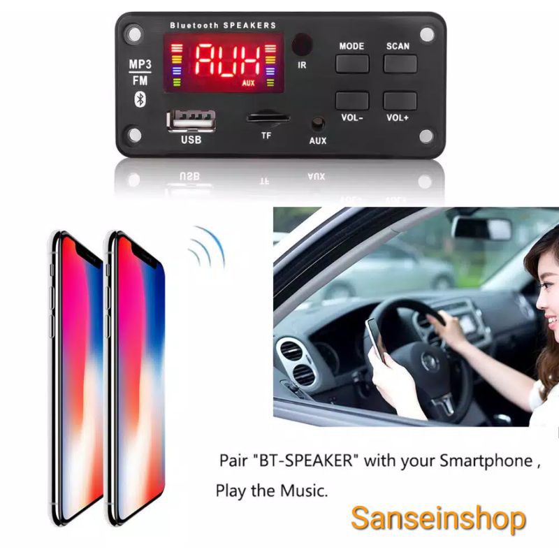 Modul MP3 Bluetooth 5V 12V Modul Bluetooth MP3 Wireless