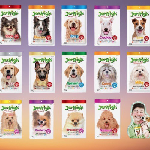DOG SNACK JERHIGH CHICKEN SALAMI 70GR