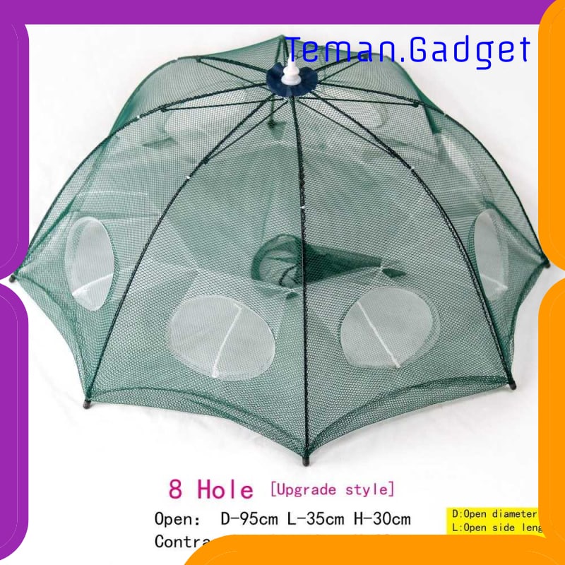 TG-IF280 JARING PANCING IKAN HEXAGONAL 8 HOLE FISHING NET TRAP CAGE - NET001