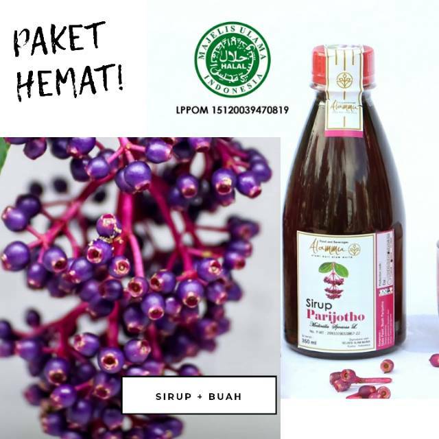 

HEMAT! SIRUP PARIJOTO ASLI 350ml dan BUAH PARIJOTHO ASLI 100gr