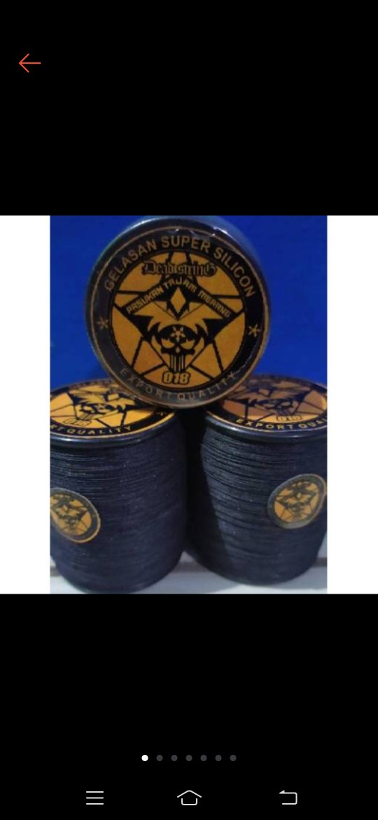 [cod]gelasan Pasukan Tajam Merang Senar Mati Total Matot Size 0,18