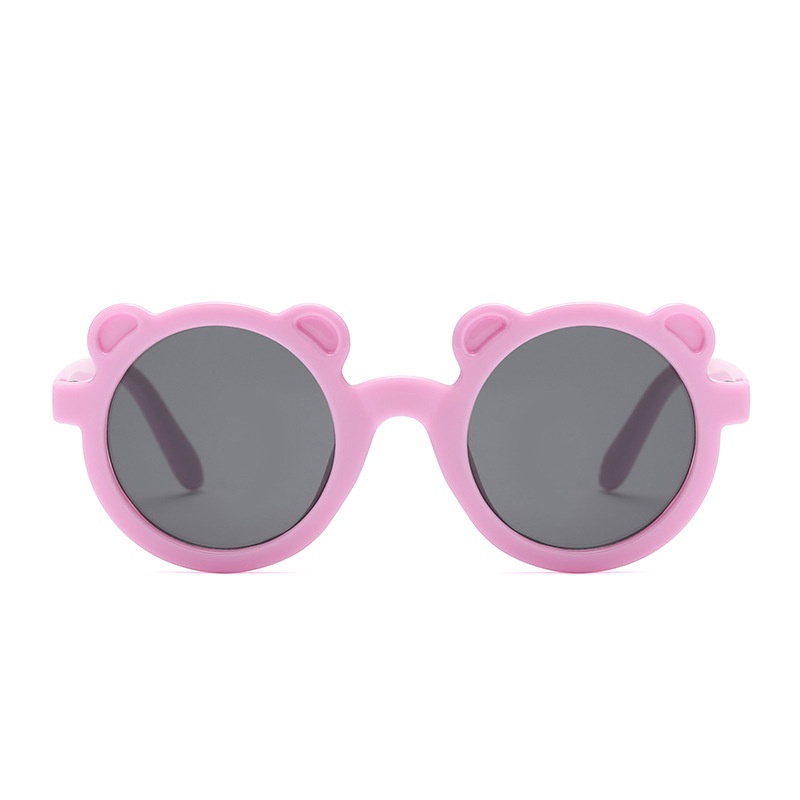 Kacamata Anak Beruang Fashion Telinga Beruang Kaca Mata Hitam High Quality Kids Sunglasses Kaca Mata Murah Import TOSERBA-PINK