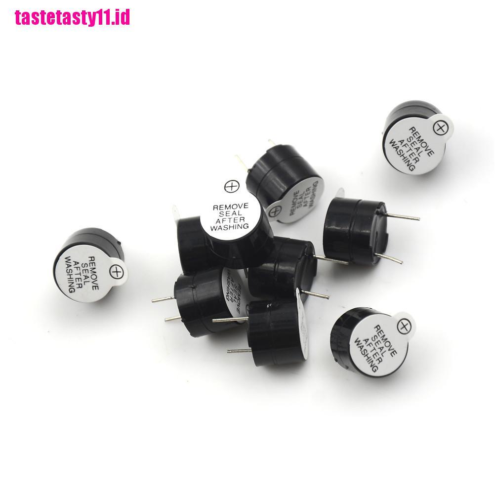 【TTID】New 10Pcs Continuous Sound Piezo Buzzers IC Alarm 12V