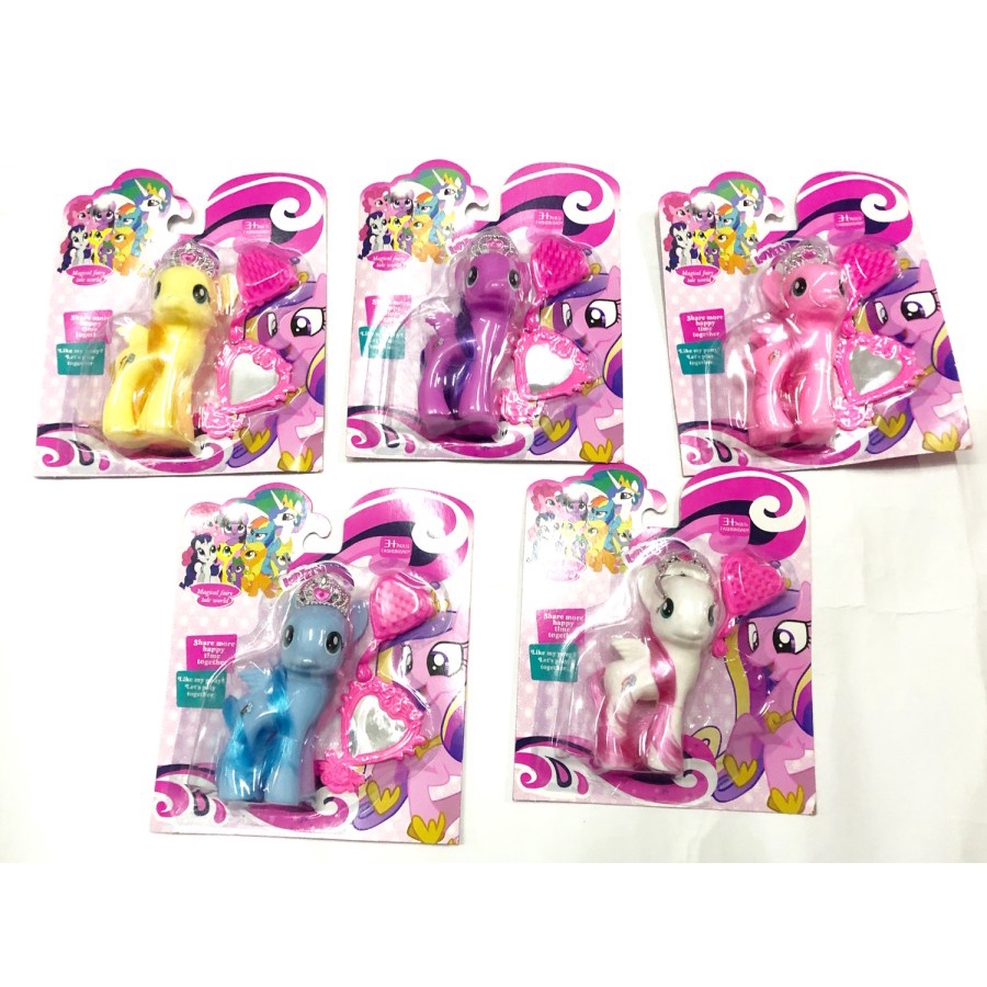 Mainan anak action figure Little Pony  / mainan anak full set kuda poni