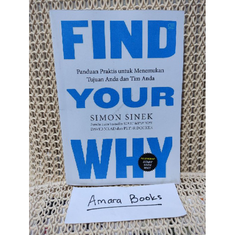 Jual Find Your Why Simon Sinek Shopee Indonesia