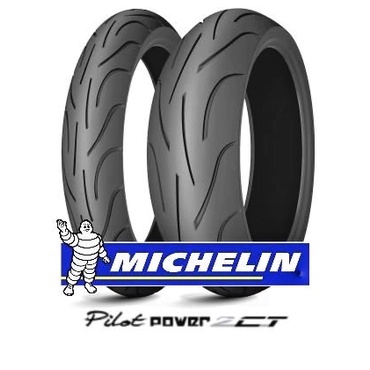 Ban Michelin Pilot Power 2CT 120/60-17 + 160/60-17 ( Paket Hemat Depan Belakang )