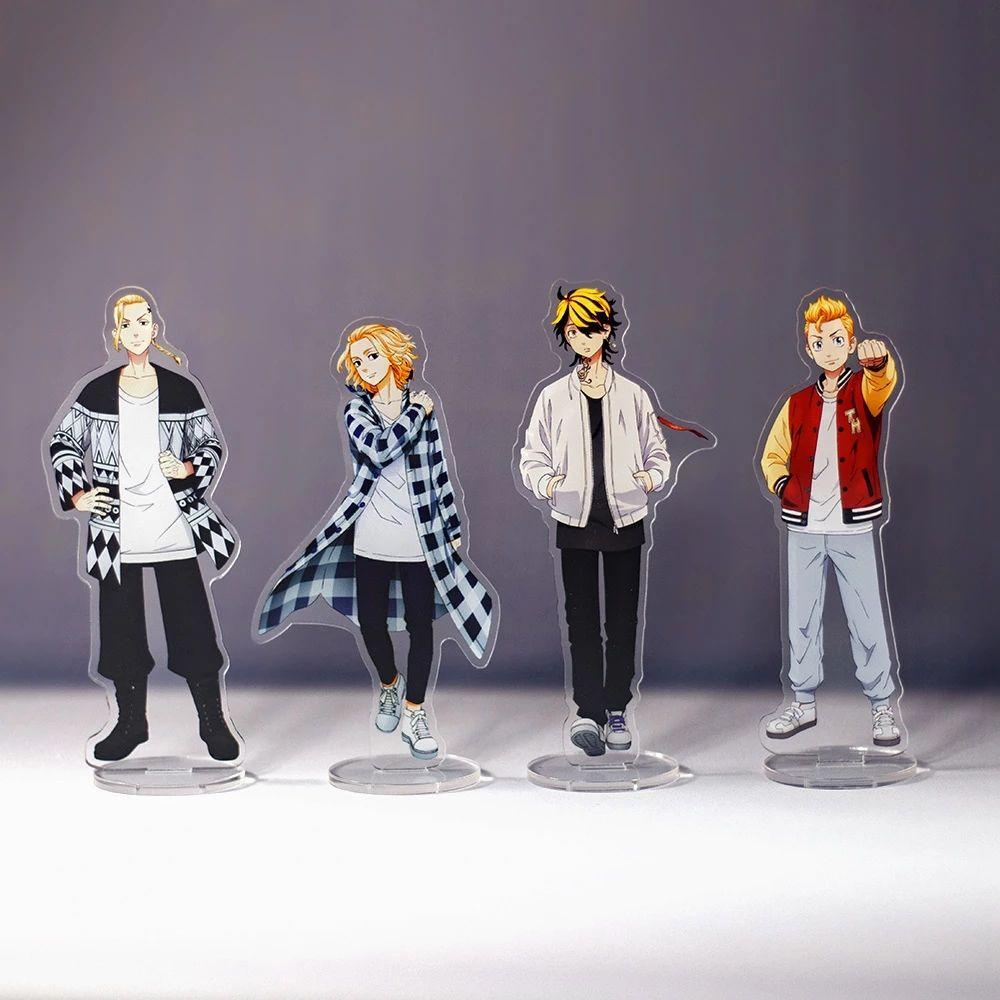 Lanfy Tokyo Revengers Standing Figure Model Piring Figure Dekorasi Desktop Hias Desk Decor Standing Plate Manjiro Ken Tokyo Revengers Karakter