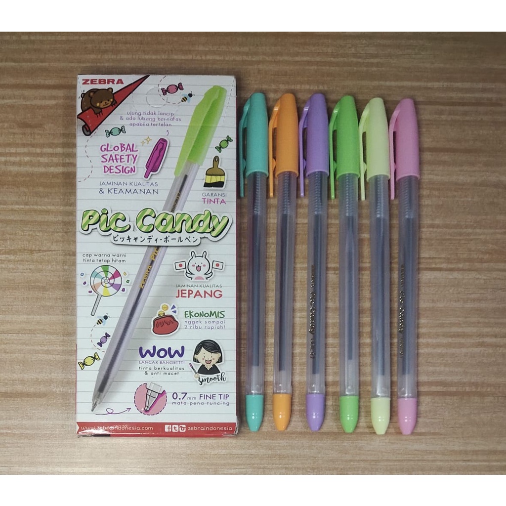 

ZEBRA PIC CANDY 0,7 MM (HITAM)