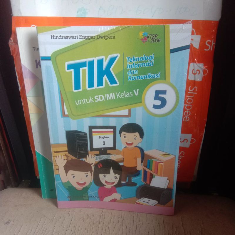 buku TIK teknologi informasi dan komunikasi untuk SD MI kelas 5 penerbit Erlangga