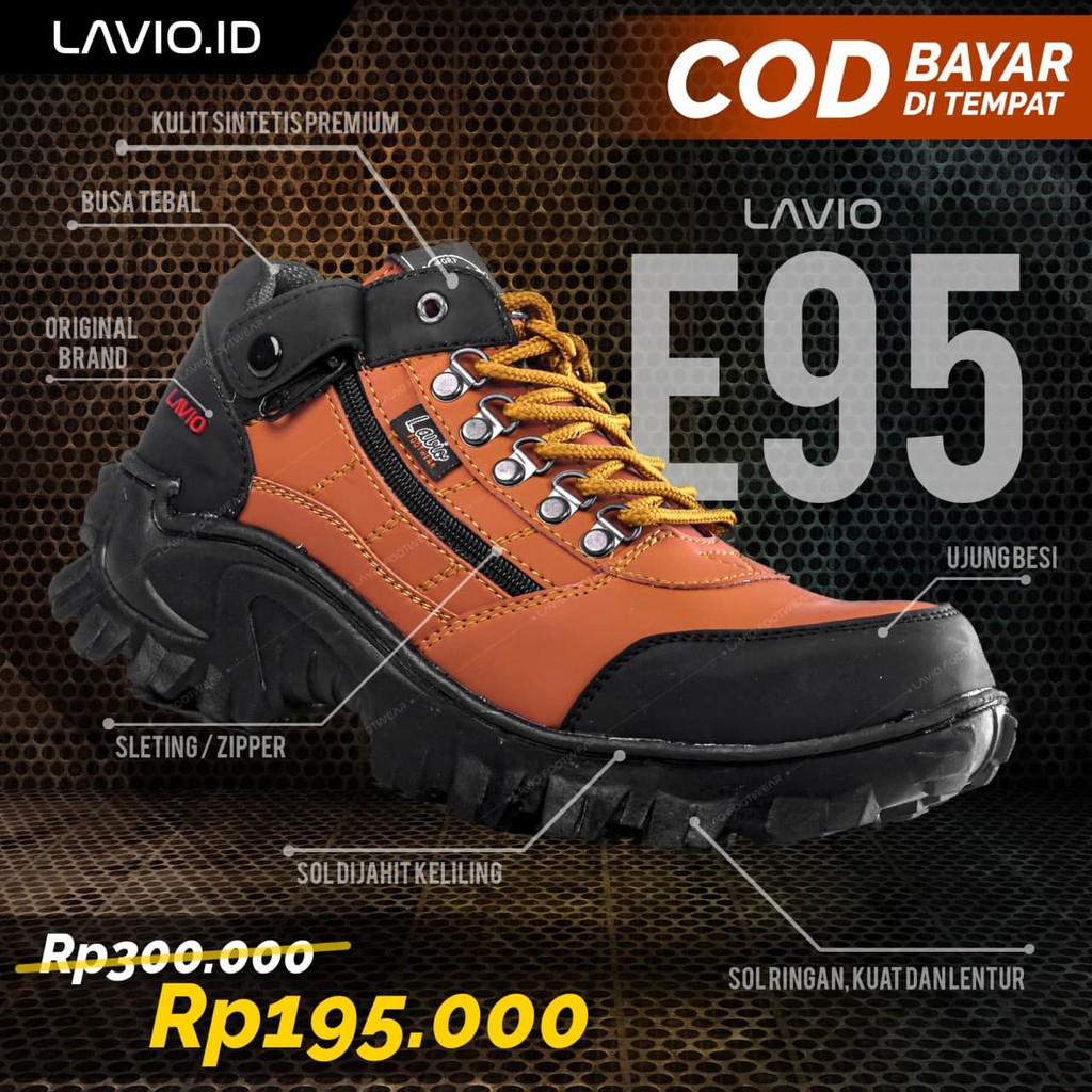 SEPATU PRIA SAFETY BOOTS LAVIO