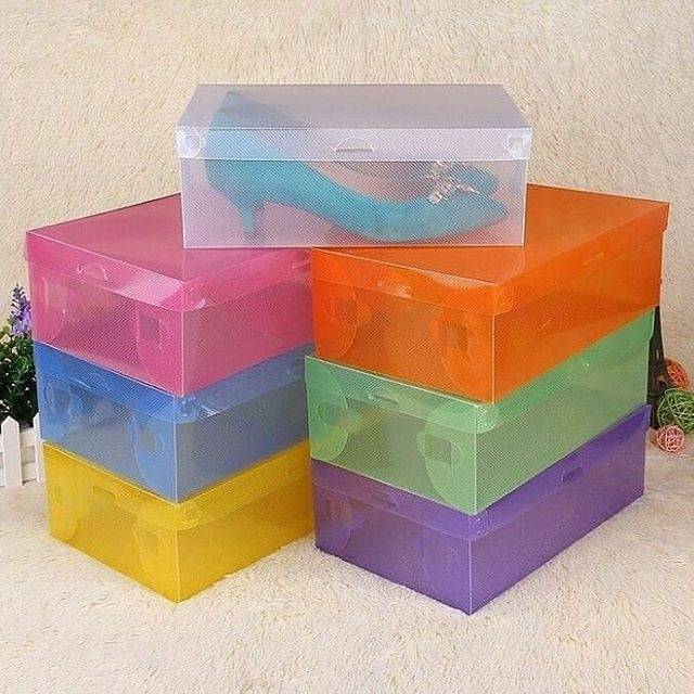 BOX SEPATU TRANSPARAN - KOTAK SEPATU TRANSPARANT