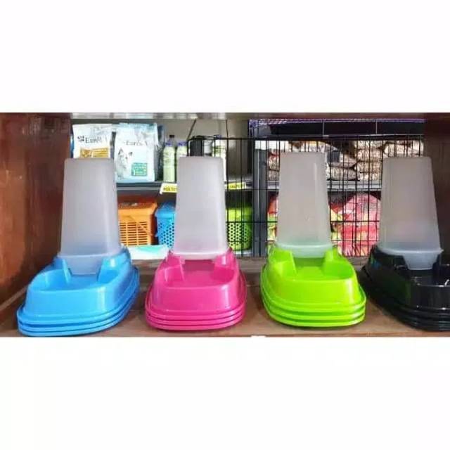 Dispenser Tempat Makanan Minuman Kucing Anjing Hewan anti semut pet bowl