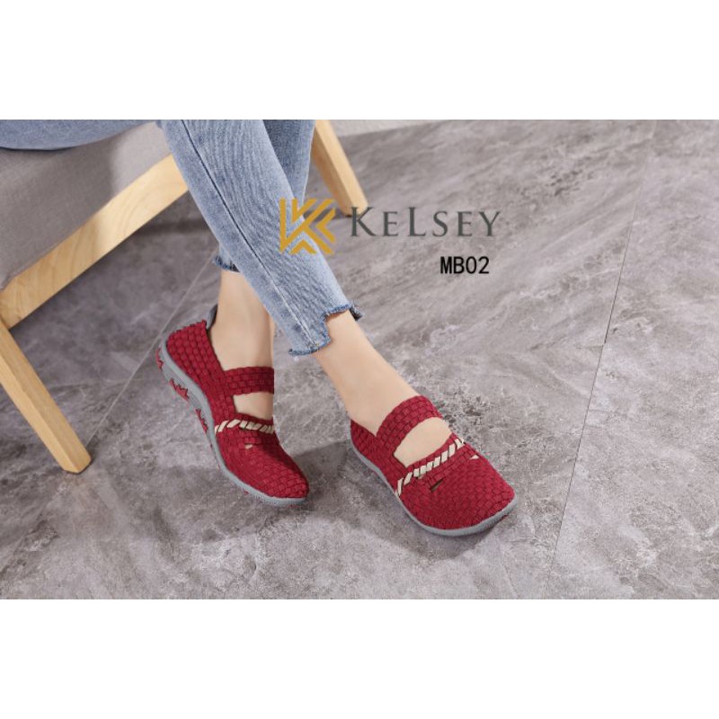 Kelsey Sepatu Rajut Wanita / Sepatu Rajut Flat Women  MB02