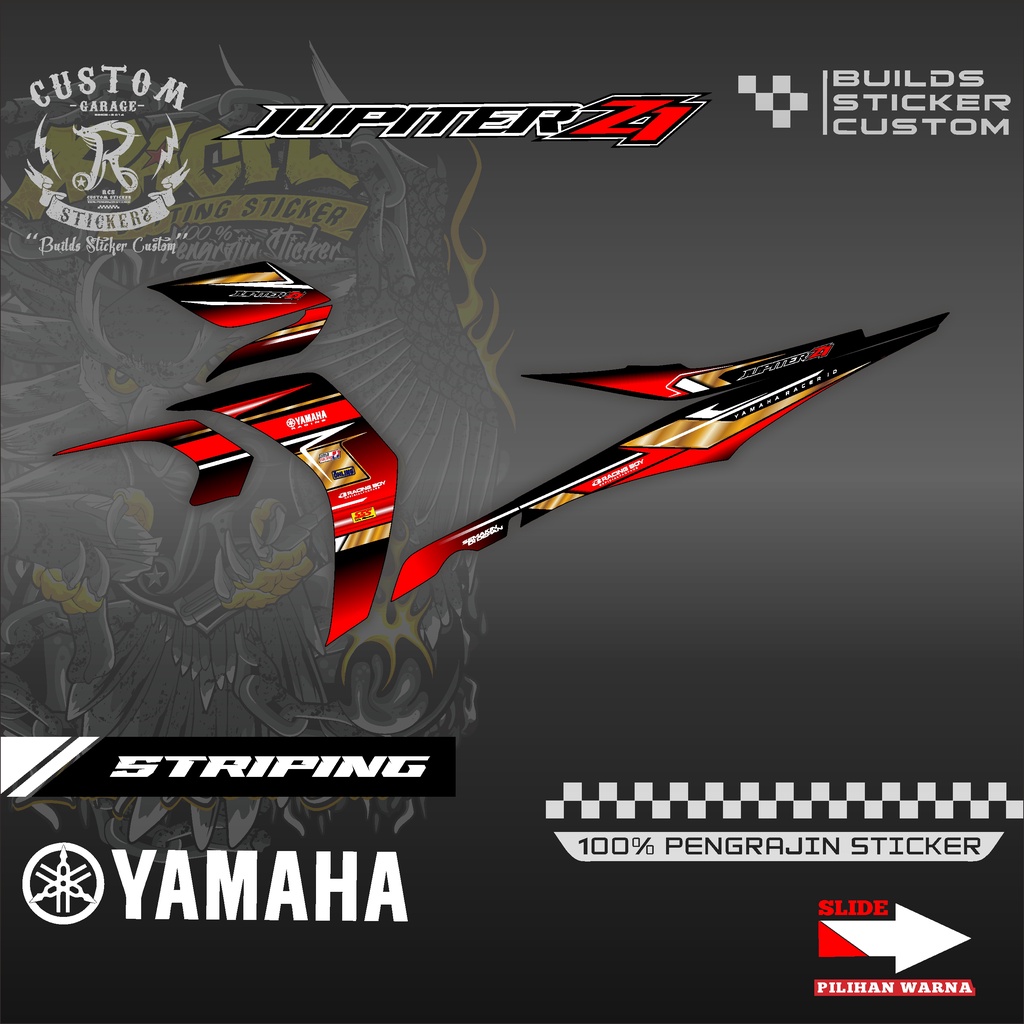 Sticker Striping Variasi Jupiter Z1 - Striping Motor Jupiter Z1