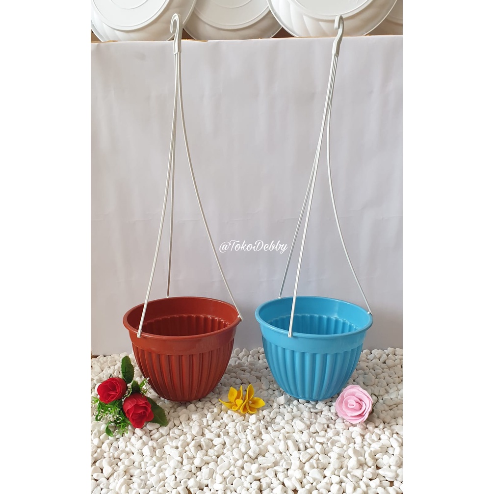 Pot Gantung Gentong JM Warna-Warni