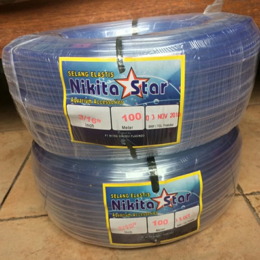 Selang Aerator Nikita Ecer Per 1 Meter Meteran Puso Aquarium Akuarium