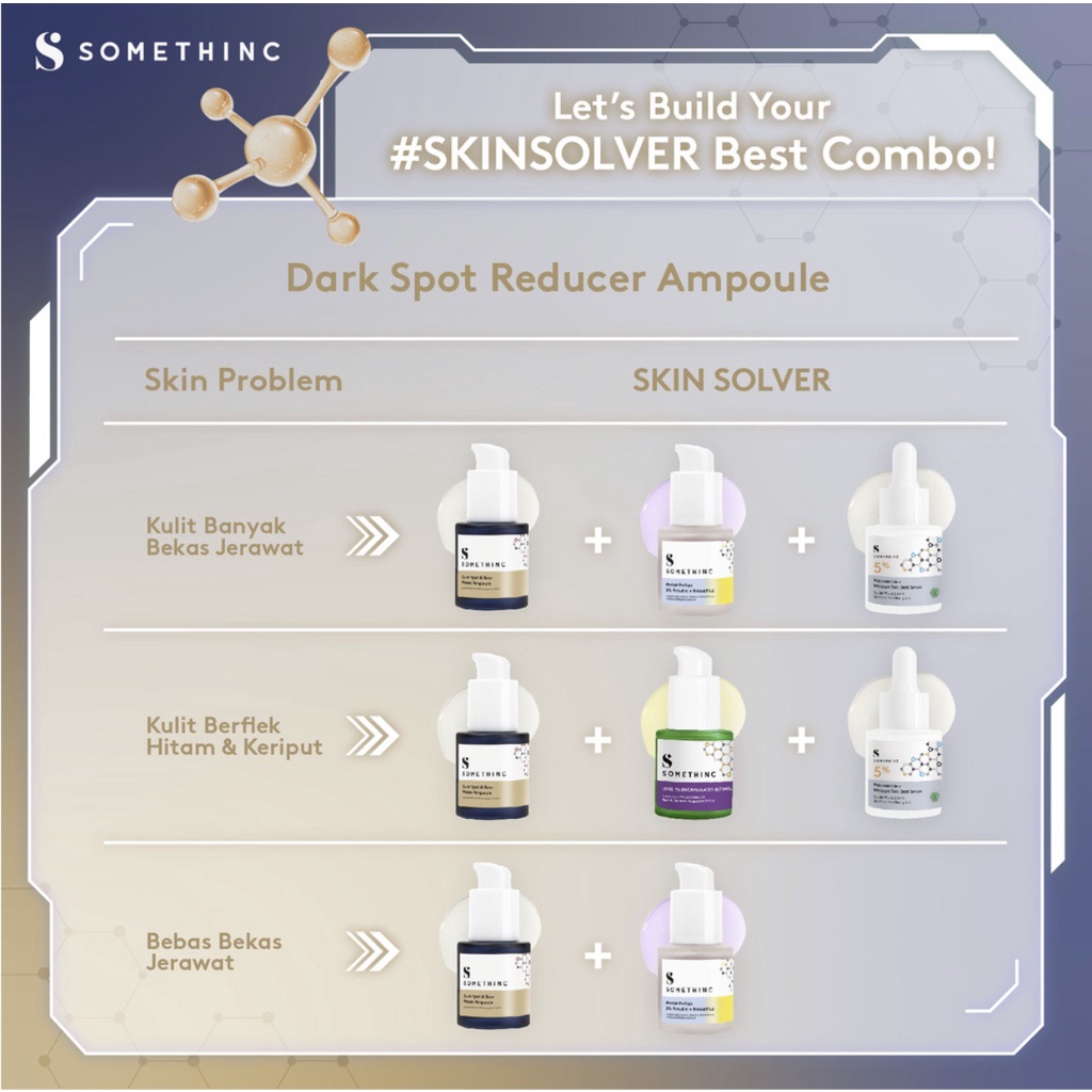 SOMETHINC Dark Spot Reducer Ampoule - 2x Power Samarkan Bekas Jerawat 20ml