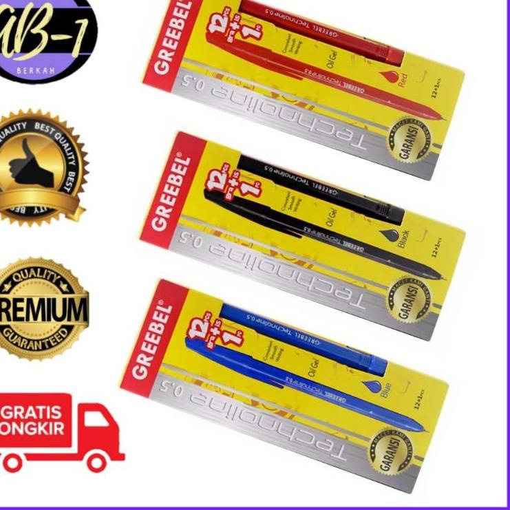 

Kirim Langsung AHQKU [13 PCS] 12 + 1 PCS PEN GREEBEL TECHNOLINE PULPEN BOLPOIN GREBEL 035 Harga Murah