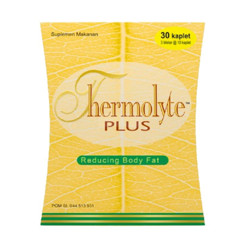 THERMOLYTE PLUS NATURAL THERMOGENIC HERBAL COMPLEX ISI 30 Kaplet /KAPLET HERBAL/Pelangsing alami/ or